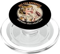Humor oscuro divertido - Todavía mejor que el almuerzo escolar - Vintage PopSockets PopGrip para MagSafe