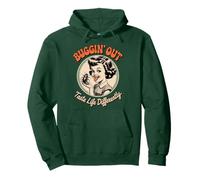 Humor Oscuro Sabe La Vida Diferentemente Retro Divertido Clásico Sudadera con Capucha