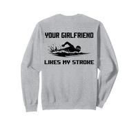 Humor para adultos A tu novia le gusta mi accidente cerebrovascular nadadores divertido Sudadera