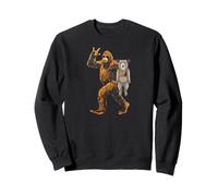 Humor para amantes de los perros Bigfoot de Staffordshire Bull Terrier Sudadera
