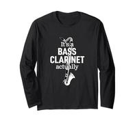 Humor para Clarinetista Bajo Un Clarinete Bajo Divertido Manga Larga