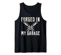 Humor para Hacer Cuchillos Forjado en mi Taller de herrería de Garaje Camiseta sin Mangas