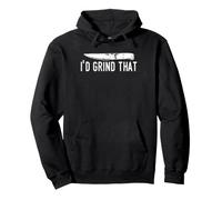 Humor para Hacer Cuchillos I'D Grind That Bladesmith Workshop Joke Sudadera con Capucha