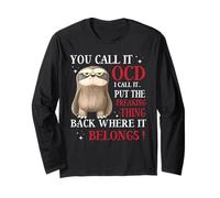 Humor Perezoso Lo Llamas TOC Yo Lo Llamo Devuelvo La Cosa Manga Larga