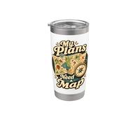 Humor planes necesitan mapa Vaso térmico de acero inoxidable de doble pared