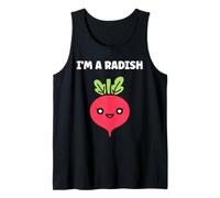 Humor radishes minimalist vegetable simple i'm a radish Camiseta sin Mangas