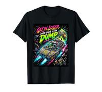 Humor Retro de Get In Loser Space Trash Man Crew, Amante de la Ciencia ficción Camiseta