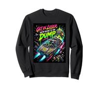 Humor Retro de Get In Loser Space Trash Man Crew, Amante de la Ciencia ficción Sudadera