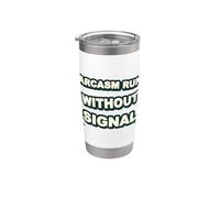 Humor sarcasmo señal Vaso térmico de acero inoxidable de doble pared