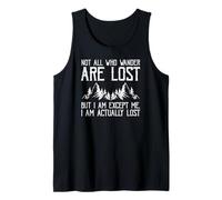 Humor Senderismo Perdido Chiste Sarcástico Camiseta sin Mangas
