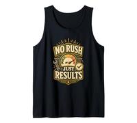 Humor sin prisa Resultados Frase Divertida Retro Camiseta sin Mangas