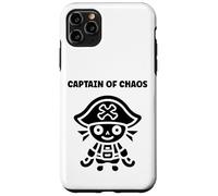 Humor skull pirates minimalist simple captain pirate Carcasa para iPhone 11 Pro Max