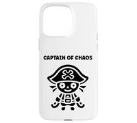 Humor skull pirates minimalist simple captain pirate Carcasa para iPhone 15 Pro Max