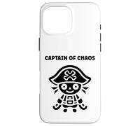 Humor skull pirates minimalist simple captain pirate Carcasa para iPhone 16 Pro Max