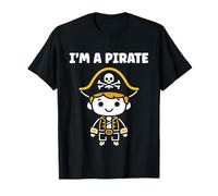 Humor skull pirates minimalist simple i'm a pirate Camiseta