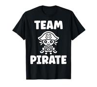 Humor skull pirates minimalist simple team pirate Camiseta