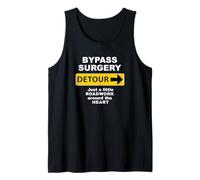 Humor sobreviviente de cirugía de Bypass - Desvío Alrededor del corazón Camiseta sin Mangas