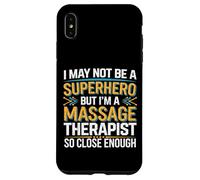 Humor Terapeuta Masaje Frase Superhéroe Carcasa para iPhone XS MAX
