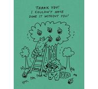 Humor Us Greeting Cards: Friendship - Thank you! I couldn't have done (Pack of 6)