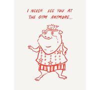 Humor Us Greeting Cards: Just For Laughs - I never see you at the gym (Pack of 6)