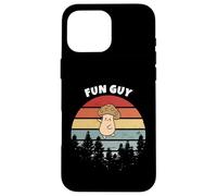 Humor Vintage Fungi Fun Guy Funny Mushroom Hongo Carcasa para iPhone 16 Pro MAX