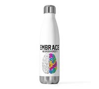 Humorístico Neurodiverso Trastornos del Pensamiento Enfermedad Enfermedad Hilarante Psiquiatra Psiquiatría Problemas Mentales 20 oz Botella aislada 20 oz Botella 20 oz