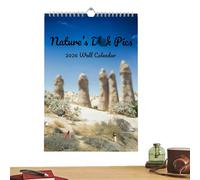 Humorístico Para Decoración Del Hogar: 2026 Temas Naturales Inusuales, Planificador De Pared Grande De 12 Meses, De Oficina Divertido, De Pared Único Encuadernado En E