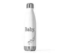 Humorous Babies Bellies Expecting Mommas Mockeries Graphic Hilarante Parto Offsprings Tummies Línea de juegos de palabras 20 oz Botella aislada 20 oz 20 oz