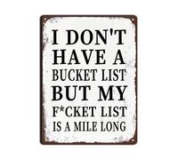 Humorous Retro Tin Sign Vintage Funny Quote Wall Art for Home Bar Office Cafe Man Cave Club Gift 8 X 12 in