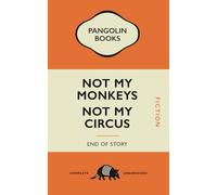 Humorous Slogan A5 Notebook with Penguin Parody Cover - NOT MY MONEYS, NOT MY CIRCUS
