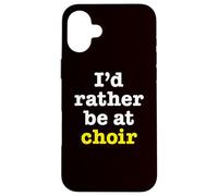 Humour Coro Divertido para Cantantes y Corista Orgulloso Carcasa para iPhone 16 Plus