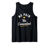 Humour Fromage France No Pain No camembert Camiseta sin Mangas