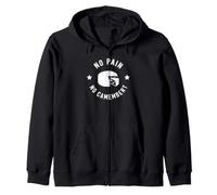 Humour Fromage France No Pain No camembert Sudadera con Capucha