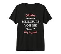 Humour Voisin voisine meilleure voisine Camiseta Premium