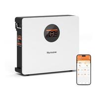 HumsiENK Batería LiFePO4 48V 100Ah, 5120Wh, Montaje en Pared, BMS 100A, Pantalla LCD Táctil, Bluetooth