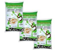 Humus de lombriz 39 litros (3 x 13) : Potente abono 100% natural extra puro obtenido a partir de lombrices. Fertilización y germinación. Directo desde la granja