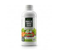 Humus de Lombriz Líquido 1L - Fertilizante Universal Muy Concentrado 5ml/L | con +50% de Materia Orgánica, Abono Líquido para Plantas, Regenerador del Suelo, 100% Puro y Orgánico, Sin Residuo