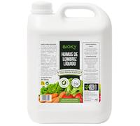 Humus de Lombriz Líquido 20L - Fertilizante Universal Muy Concentrado 5ml/L | con +50% de Materia Orgánica, Abono Líquido para Plantas, Regenerador del Suelo, 100% Puro y Orgánico, Sin Residuo