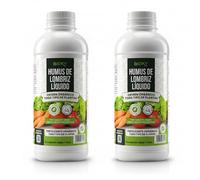 Humus de Lombriz Líquido 2L - Fertilizante Universal Muy Concentrado 5ml/L | con +50% de Materia Orgánica, Abono Líquido para Plantas, Regenerador del Suelo, 100% Puro y Orgánico, Sin Residuo