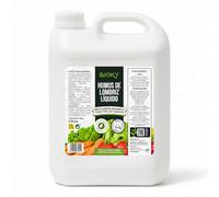 Humus de Lombriz Líquido 5L - Fertilizante Universal Muy Concentrado 5ml/L | con +50% de Materia Orgánica, Abono Líquido para Plantas, Regenerador del Suelo, 100% Puro y Orgánico, Sin Residuo