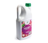 Humus de Lombriz Líquido Hortulani para flores - Alimento para plantas para un suelo rico en nutrientes y flores más sanas - Aumenta el crecimiento, estimula el brote. (1,5l)