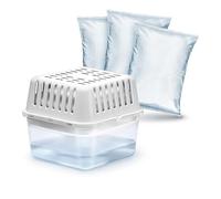 HUMYDRY - Aparato Compact 250g - Deshumidificador Antihumedad con 3 Recambios - Absorbe la Humedad sin Electricidad - Compatible con Recambios HUMYDRY 250g - Hasta 8 m²