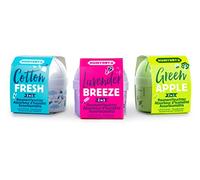 HUMYDRY Mini 75g MIX - Pack de 3 Deshumidificadores Ambientadores - Absorben la Humedad y Reducen Olores - Aromas Lavanda, Cotton Fresh y Manzana - Hasta 8 m²