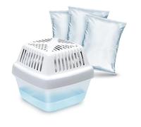 HUMYDRY - Pack Premium Plus 450g + 3 Recambios - Aroma Neutro - Aparato Antihumedad Reutilizable - Reduce Condensación y Olores - Ideal para Espacios Cerrados - Sin Electricidad