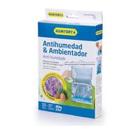 HUMYDRY - Percha Colgante Antihumedad para Armario y Ropa 450g - Absorbe la Humedad, Evita Olores y Manchas - Deshumidificador en Bolsa - Aroma Lavanda- Capacidad 15m2