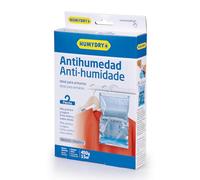 HUMYDRY - Percha Colgante Antihumedad para Armario y Ropa 450g - Absorbe la Humedad, Evita Olores y Manchas - Deshumidificador en Bolsa - Aroma Neutro - Capacidad 15m2