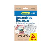 HUMYDRY Recambios Deshumidificador Eco-Box 2x200g Aroma Cotton. Bolsas Antihumedad sin enchufe. Absorbe humedad, evita moho y olores. Compatible con aparatos Humydry 200g