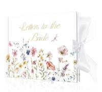 Humyoun Libro de invitados de boda de 8,5 x 7 pulgadas, cartas para la novia, álbum de recortes, libro de recuerdos de boda, álbum de recortes nupcial DIY, papel en blanco, álbum de fotos, letrero de