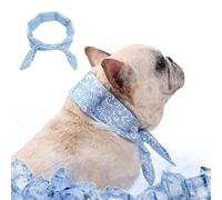 Hund Halsband Kühlung - Sofort Kühlende Halskrause, Atmungsaktive Cooling Bandana, Weiches Temperatur Senkendes Hundezubehör | Effektive Hitzeabkühlung für Wanderungen, Camping, Outdoor