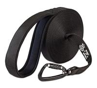 Hund ist KÖNIG® Correa de Arrastre para Perros - Correa Larga de 5 m / 10 m / 15 m / 20 m con Agarre Acolchado - Correa Resistente para Perros con mosquetón de Seguridad